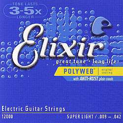 ELIXIR 12000 009-042 Струны для электрогитары POLYWEB